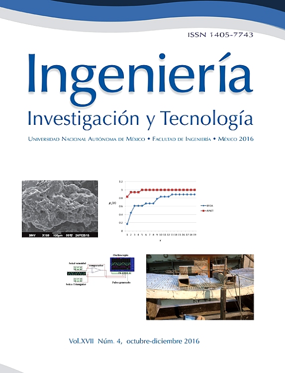 Go to journal home page - Ingeniería, Investigación y Tecnología
